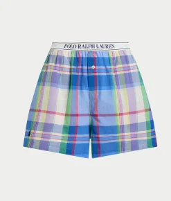 Madras Plaid Woven Boxer