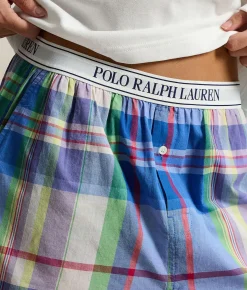 Madras Plaid Woven Boxer