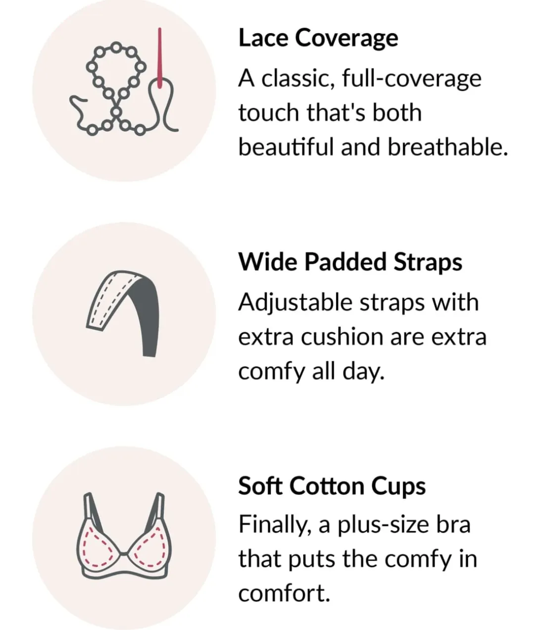 MagicLift Cotton Support Wire-Free Bra