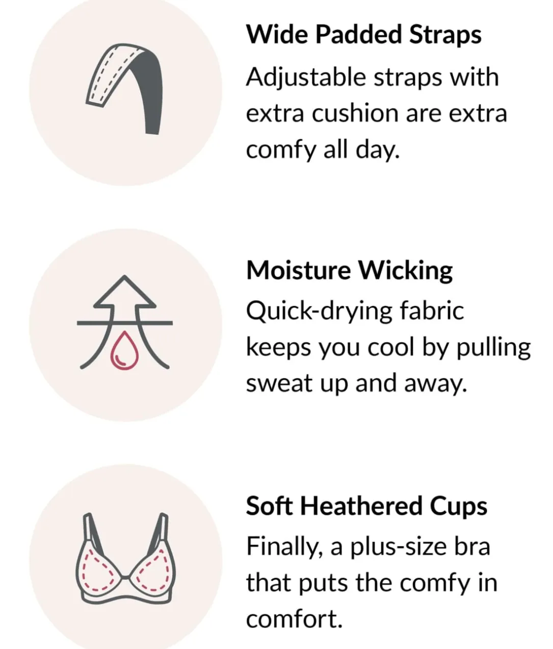 MagicLift Moisture Control Wire-Free Bra