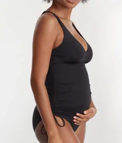 Maternity Adjustable Side Tie One-Piece