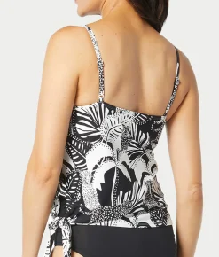 Midnight Jungle Stella Underwire Tankini Top C-DD Cups
