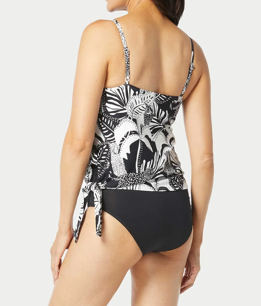 Midnight Jungle Stella Underwire Tankini Top C-DD Cups