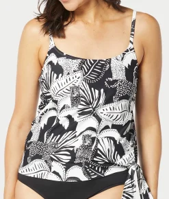 Midnight Jungle Stella Underwire Tankini Top C-DD Cups