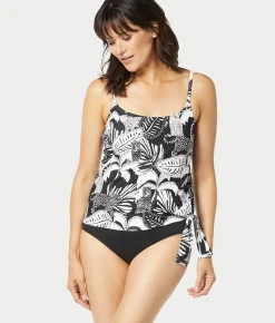 Midnight Jungle Stella Underwire Tankini Top C-DD Cups