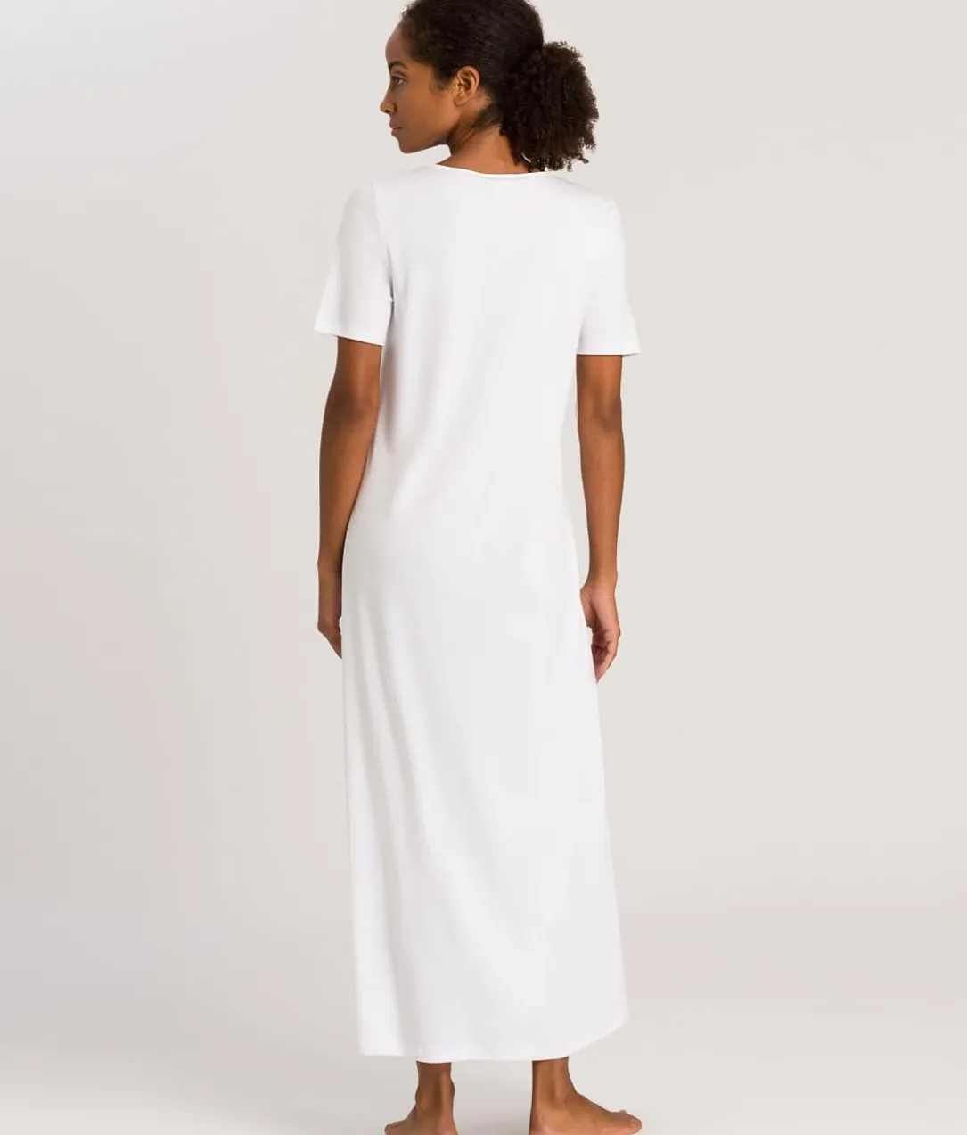 Moments Lace Trim Cotton Nightgown