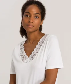 Moments Lace Trim Cotton Nightgown