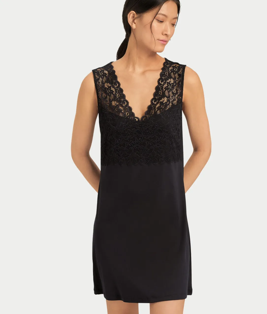 Moments V-Neck Cotton Tank Nightgown
