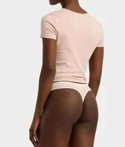 Monogram Mesh Thong