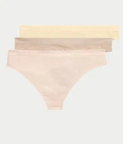 Monogram Mesh Thong 3-Pack