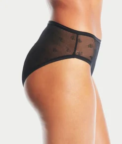 Monogram Sheer High-Waist Bikini