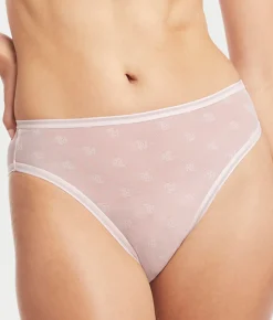 Monogram Sheer High-Waist Bikini