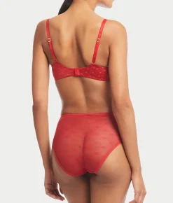 Monogram Sheer High-Waist Bikini