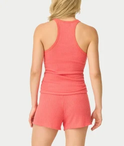 Morning Waffles Solid Knit Pajama Set