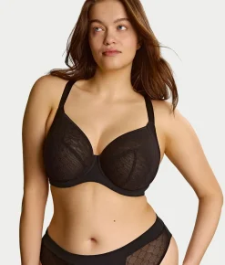Muse Sheer Mesh Plunge Bra