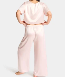Mya Satin Crop Pants