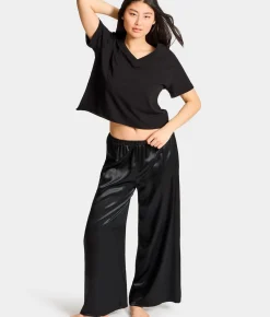 Mya Satin Crop Pants