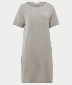 Natural Elegance Round Neck Nightgown