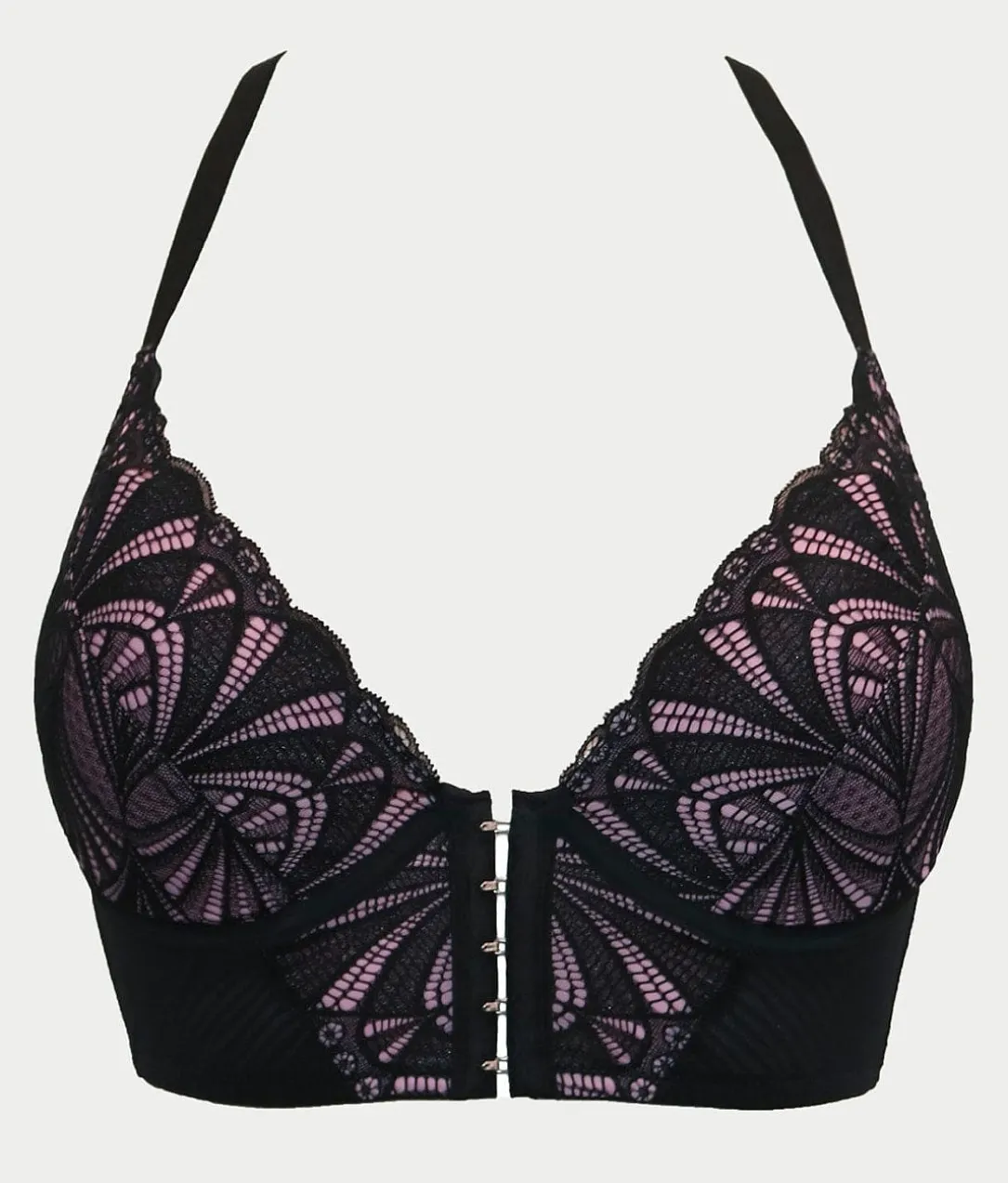New Romance Front-Close Longline Bra