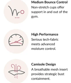 No-Bounce Cami Elite Wire-Free Sports Bra