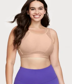 No-Sweat Mesh Wire-Free Sports Bra