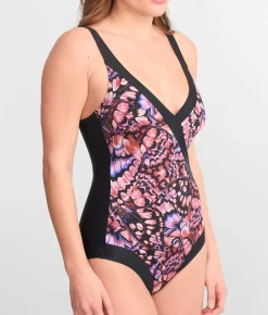 Nuria Retro Butterfly Slimming One-Piece