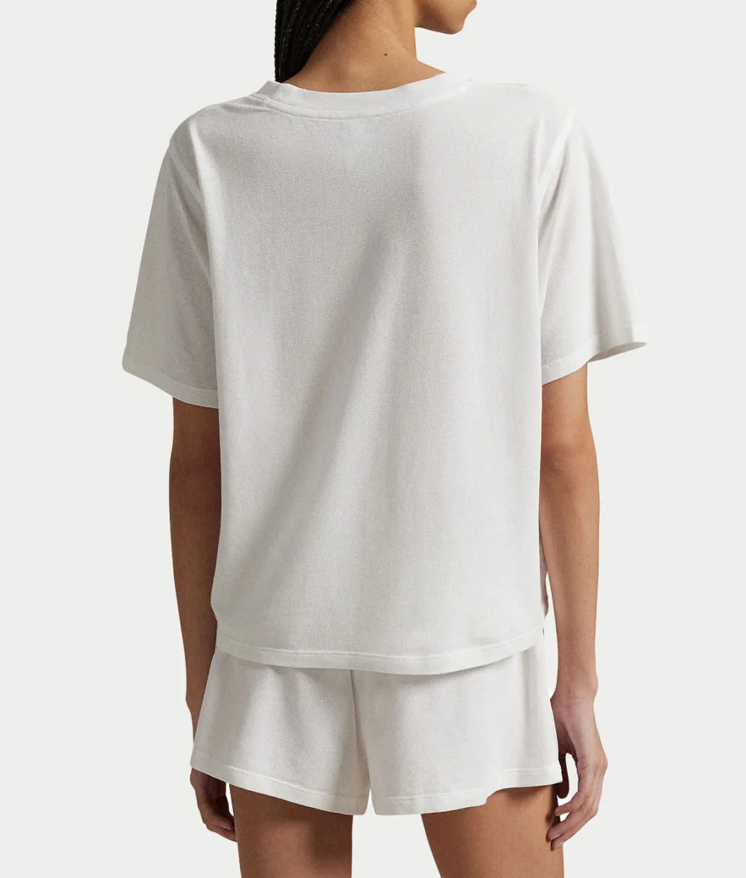 Oxford Knit Pajama Shorts Set
