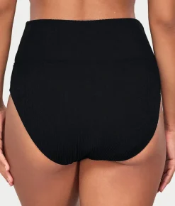 Pacifica Hannah Fold-Over High-Waist Bikini Bottom