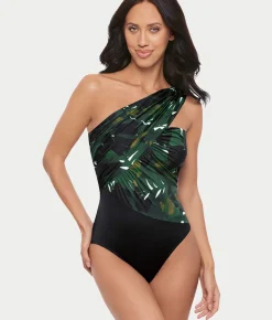 Palmetto Goddess Underwire One-Piece Swimsuit