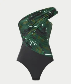 Palmetto Goddess Underwire One-Piece Swimsuit