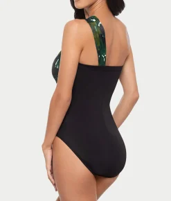 Palmetto Goddess Underwire One-Piece Swimsuit