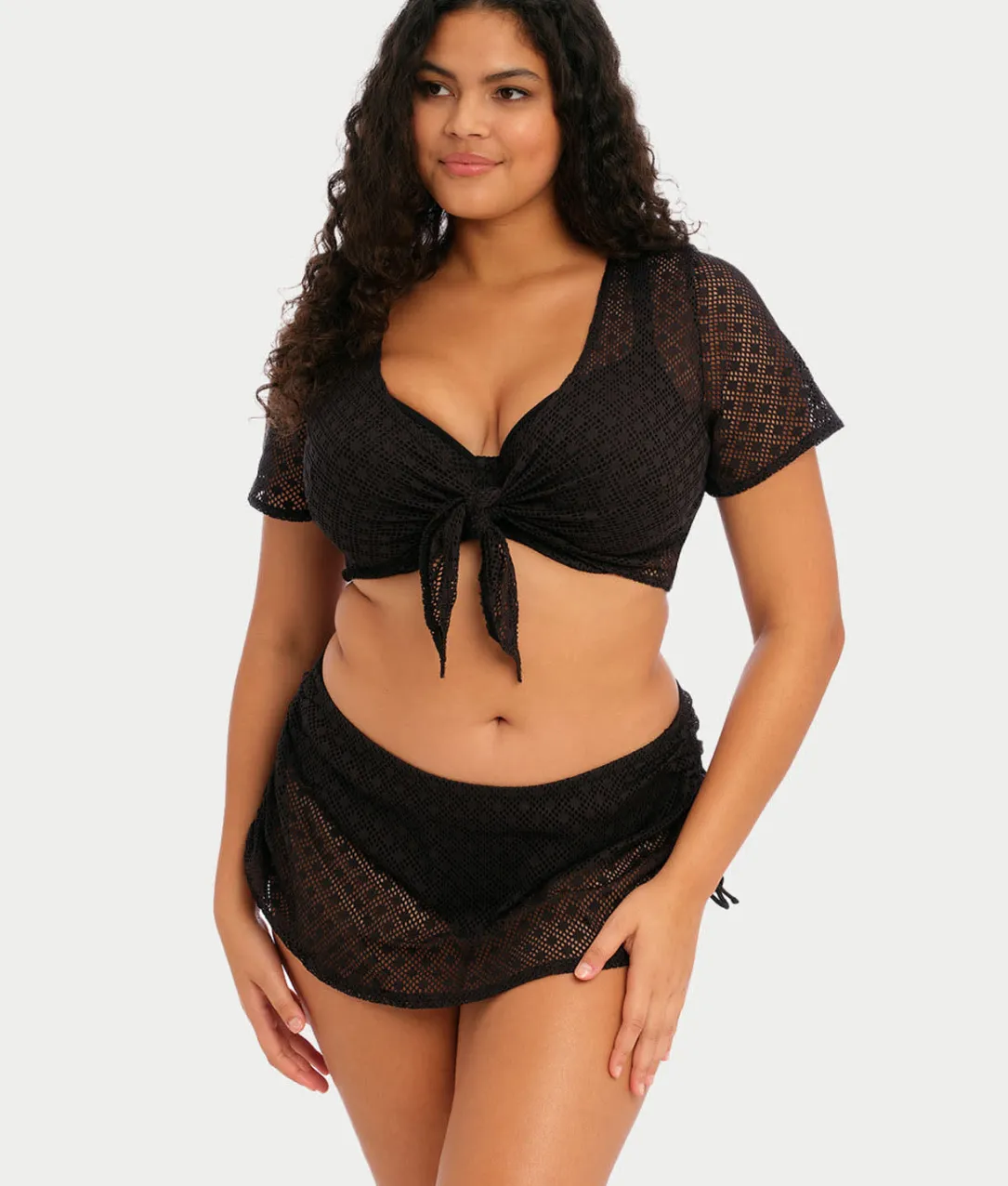 Plus Size Bazaruto Beach Tie Front Bikini Top
