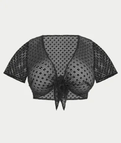 Plus Size Bazaruto Beach Tie Front Bikini Top