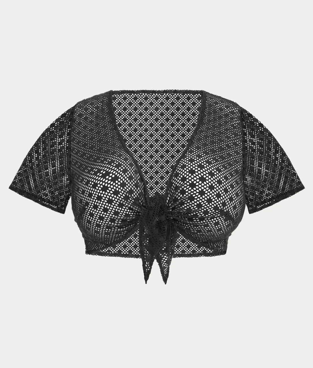 Plus Size Bazaruto Beach Tie Front Bikini Top
