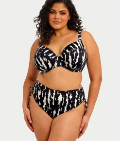 Plus Size Echo Shell Plunge Bikini Top