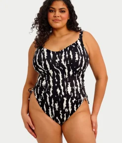Plus Size Echo Shell Wire-Free One-Piece Swimsuit