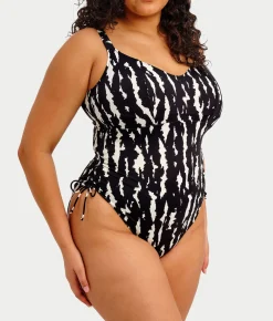 Plus Size Echo Shell Wire-Free One-Piece Swimsuit
