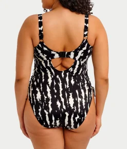 Plus Size Echo Shell Wire-Free One-Piece Swimsuit