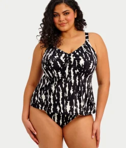 Plus Size Echo Shell Wire-Free Tankini Top