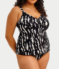 Plus Size Echo Shell Wire-Free Tankini Top