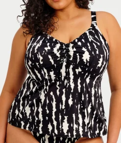 Plus Size Echo Shell Wire-Free Tankini Top