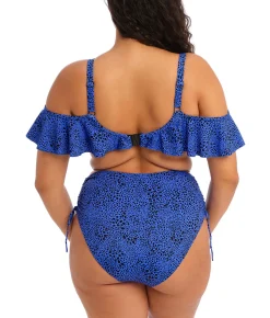 Plus Size Pebble Cove Ruffle Underwire Bikini Top