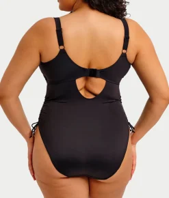 Plus Size Plain Sailing Wire-Free One-Piece Swimsuit