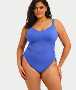 Plus Size Plain Sailing Wire-Free One-Piece Swimsuit