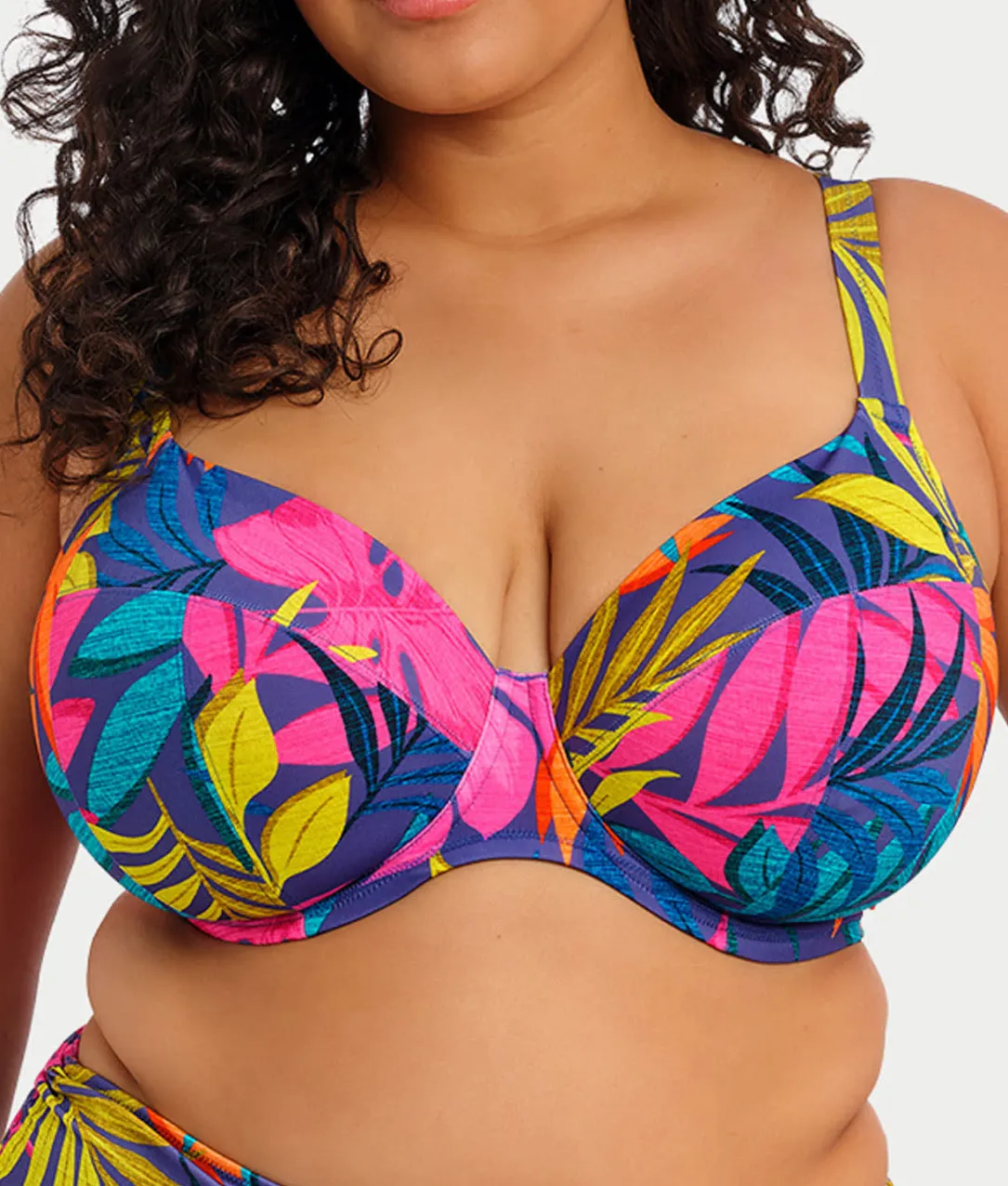 Plus Size Porto Rafti Plunge Bikini Top