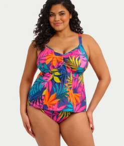 Plus Size Porto Rafti Wire-Free Tankini Top