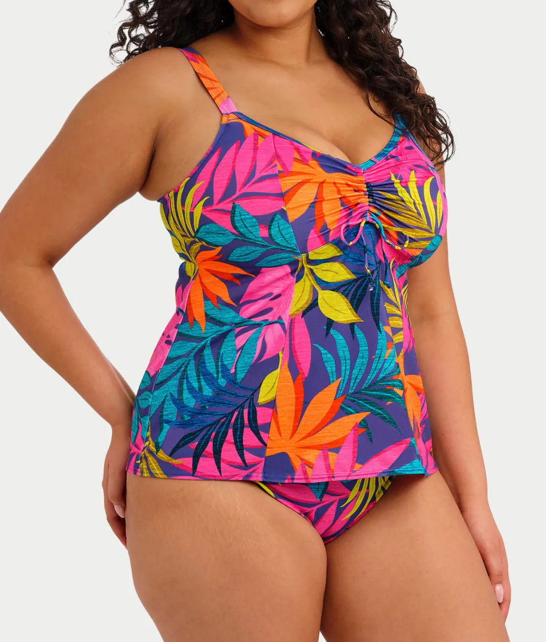 Plus Size Porto Rafti Wire-Free Tankini Top