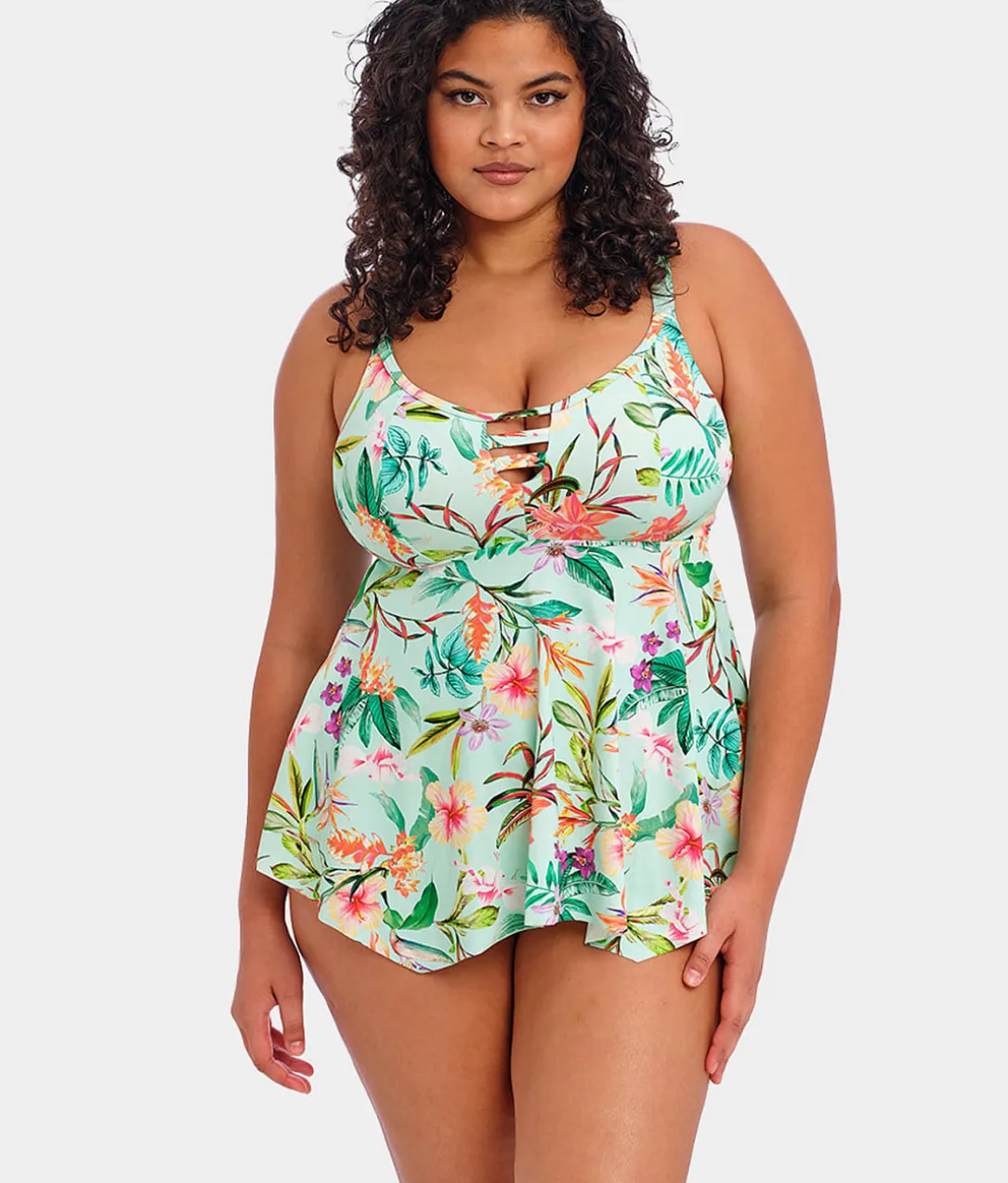 Plus Size Sunshine Cove Tankini Top