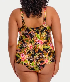 Plus Size Tiger Valley Tankini Top