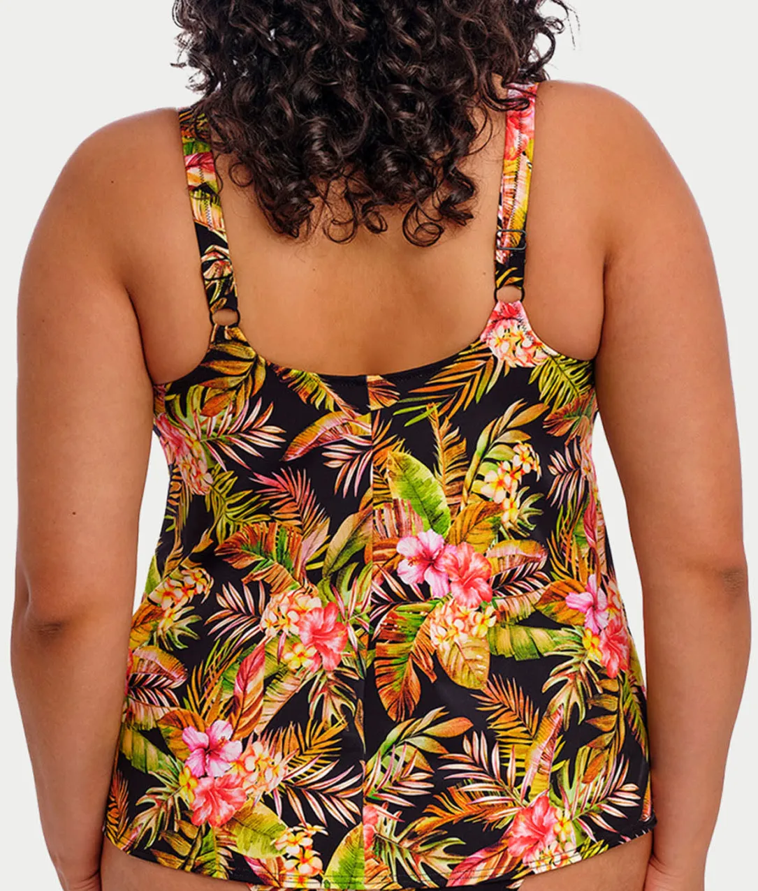 Plus Size Tiger Valley Tankini Top